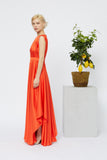 BELTED LONG DRESS