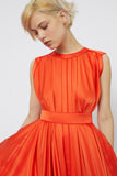 BELTED LONG DRESS