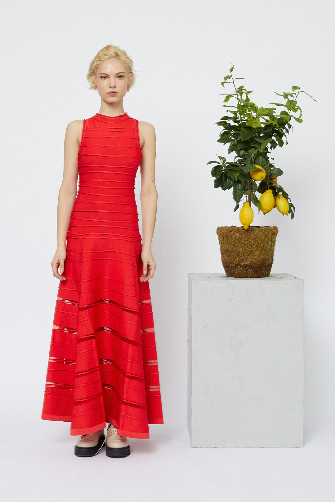 KNIT LONG DRESS