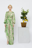 PRINTED LONG SLEEVED DRESS