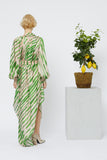 PRINTED LONG SLEEVED DRESS