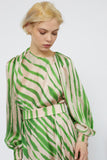 PRINTED LONG SLEEVED DRESS