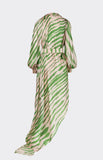 PRINTED LONG SLEEVED DRESS