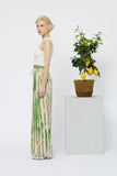PRINTED RUFFLED PANTS