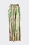 PRINTED RUFFLED PANTS