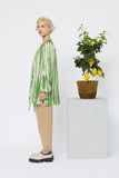 PRINTED V-NECK BLOUSE