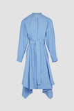 BELTED COTTON DRESS