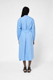 BELTED COTTON DRESS
