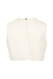 Sleeveless crop top