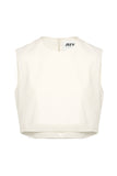 Sleeveless crop top
